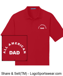 All American Dad Shirt Design Zoom